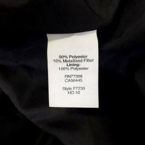 NWT J Crew Black Gold Metallic Polka Dot Dress, 2 - Picture 8 of 9